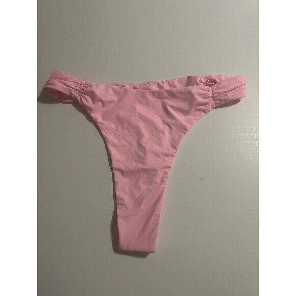RIOT SWIM Thong Bikini Mira Bottom - Blush XL - Picture 1 of 6